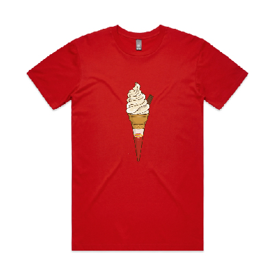 Cone - Red Mens Tee