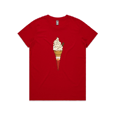 Cone - Red Womens Tee