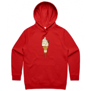Cone - Red Womens Hoodie