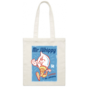 Yippee - Cream Parcel Tote Bag