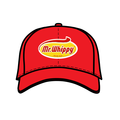 Mr Whippy - Red Cotton Cap