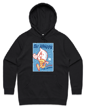 Yippee - Black Womens Hoodie