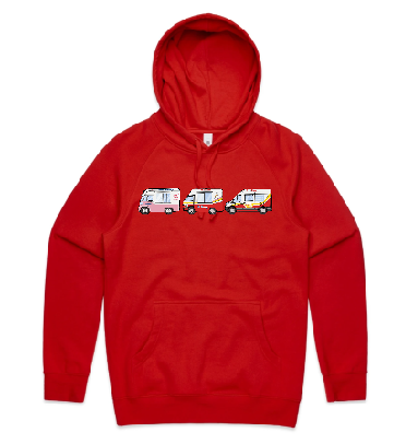 Trucks - Red Mens Hoodie