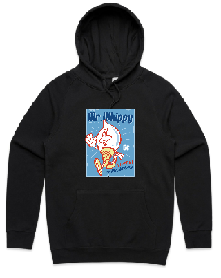 Yippee - Black Mens Hoodie